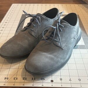 Cole Haan Men's Charcoal Lace-Up Oxfords-grey suede